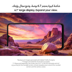 Samsung Galaxy A06 LTE, Android Smartphone, Dual SIM Mobile Phone, 4GB RAM, 64GB Storage, Black (UAE Version)