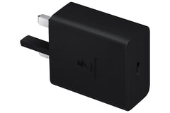 Samsung Galaxy Official 45W Travel Adapter, Super-Fast Charging (UK Plug with USB Type-C Cable), Black