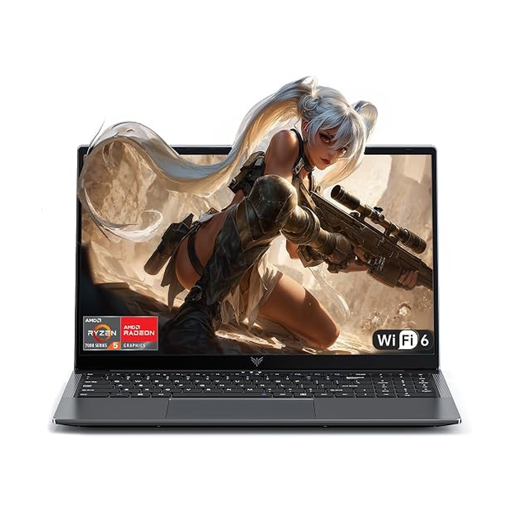 ACEMAGIC 15.6" New Laptop(UAE Version), AMD Ryzen 5 7430U (6C/12T, UP to 4.3GHz), 16GB DDR4 RAM 512GB NVMe SSD Laptop Computer, Windows 11 Laptops, AMD Radeon Graphics, FHD, WiFi 6, HDMI, Type-C