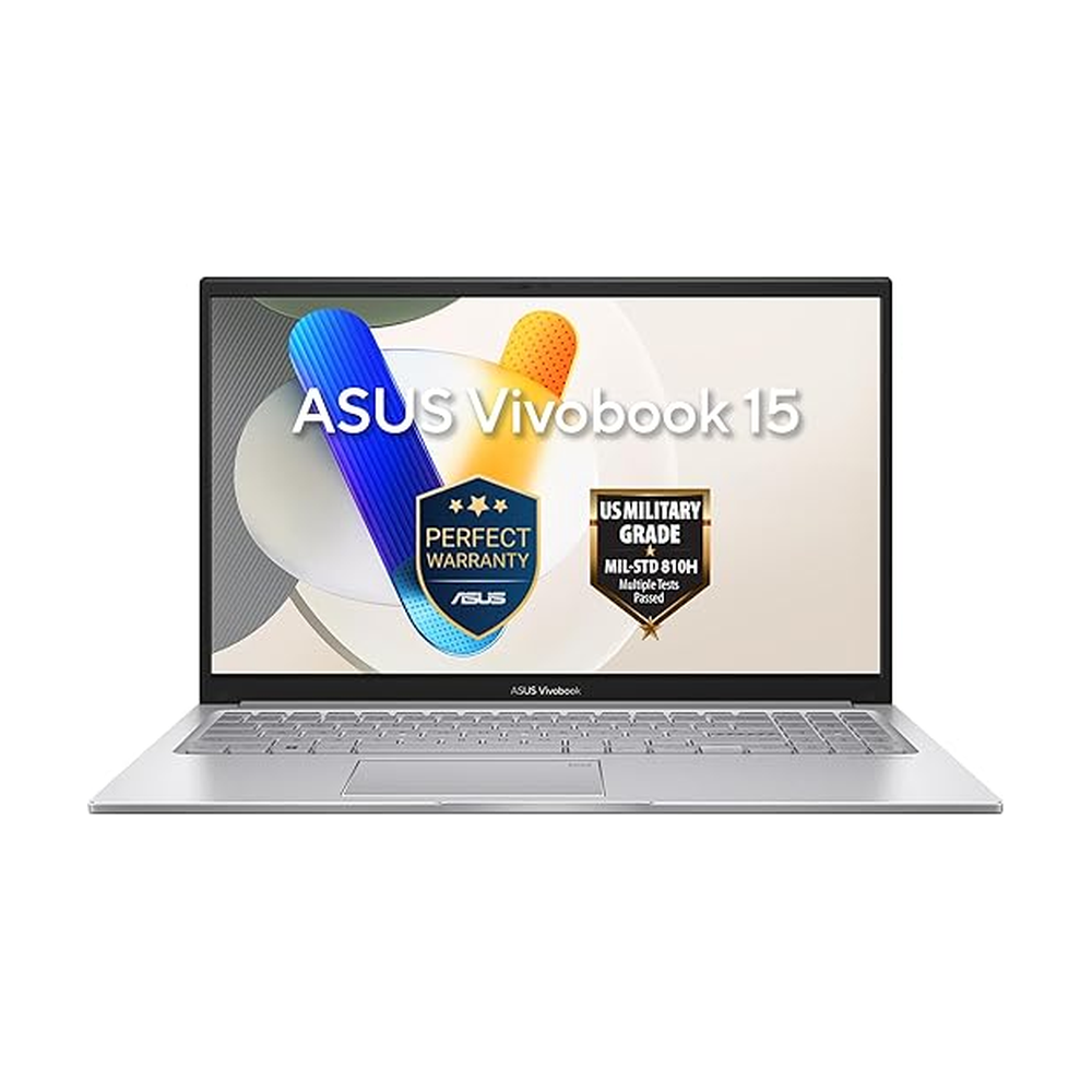 ASUS Vivobook 15 Slim Laptop (Cool Silver) | 15.6"FHD (1920 x 1080) Display, Intel Core 7 150U, Intel Graphics, 16GB RAM, 512GB SSD,Win11 [X1504VAP-BQ715WL]
