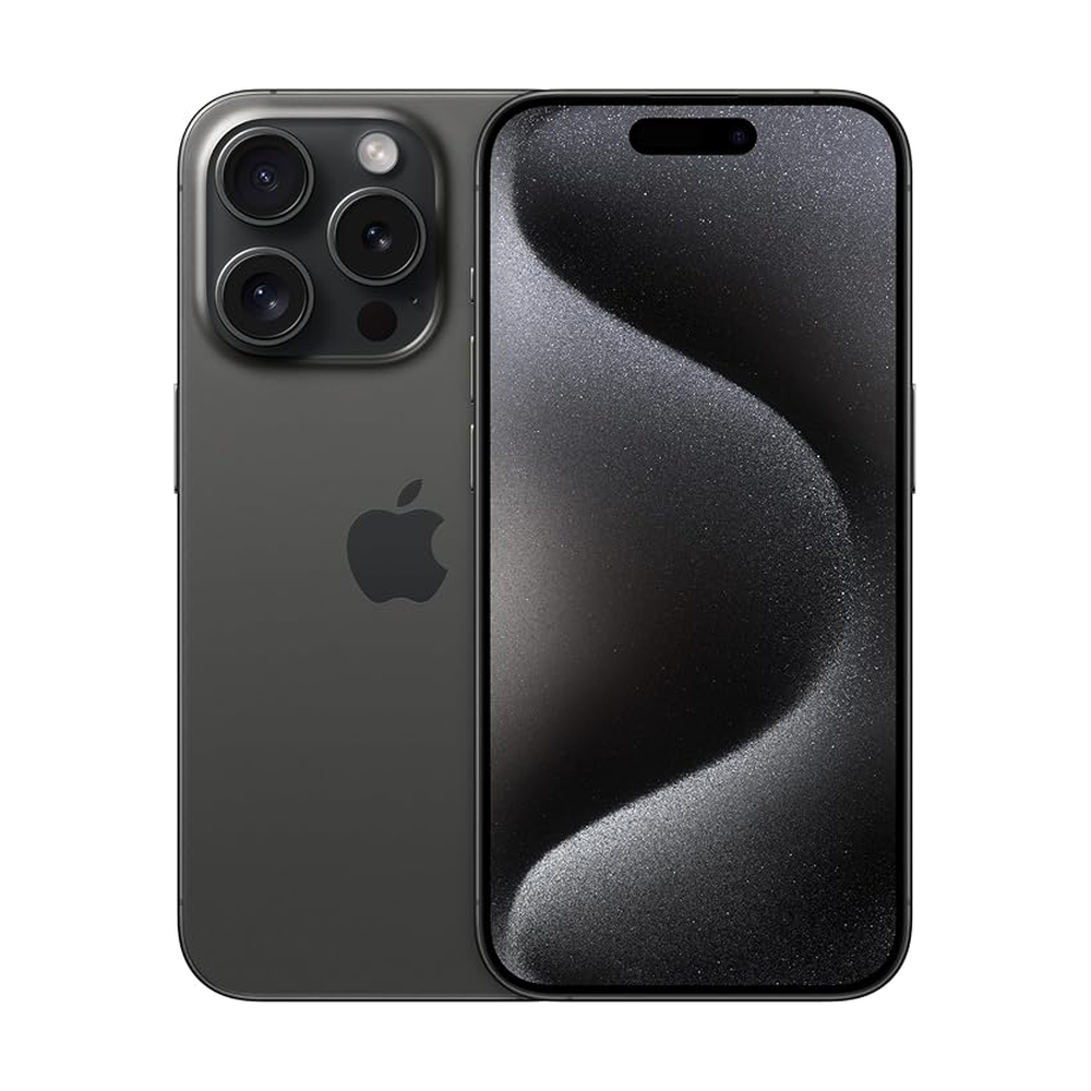Apple iPhone 15 Pro 256GB, Black Titanium (Refurbished)